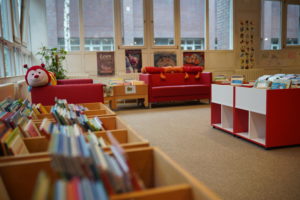 Bilderbücher in der Bibliothek